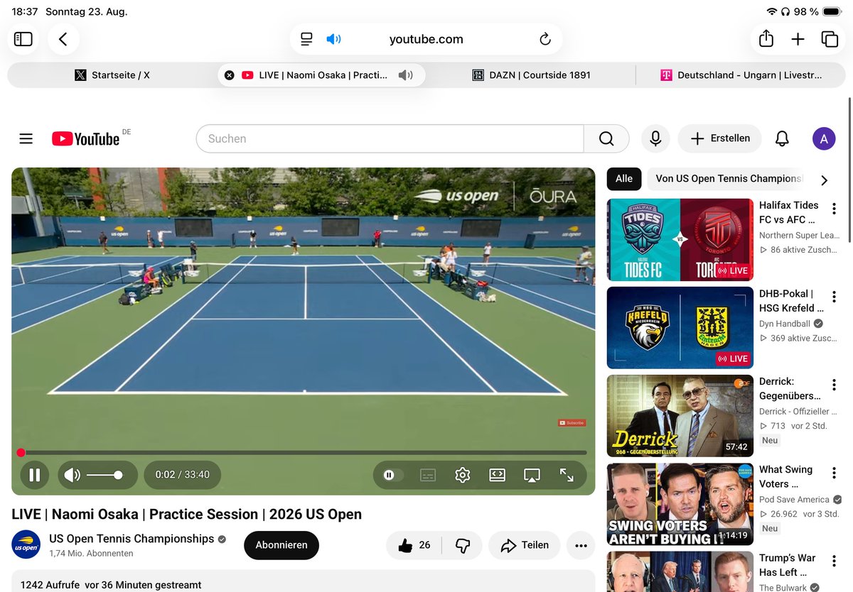 ABCHAMP11's tweet photo. #ehvdre #usopen  @hfxtidesfc  bulwark nsl @BillKristol  #bulwarkonsunday  #gerhun #koerbefuerd  @DBB_Basketball  @bggöttingen @albaberlin @rutronik @wilke @marieguelich  @alexpetersohn @valenciabc @TV_SLS_Royals https://t.co/sDaEa9ze2n