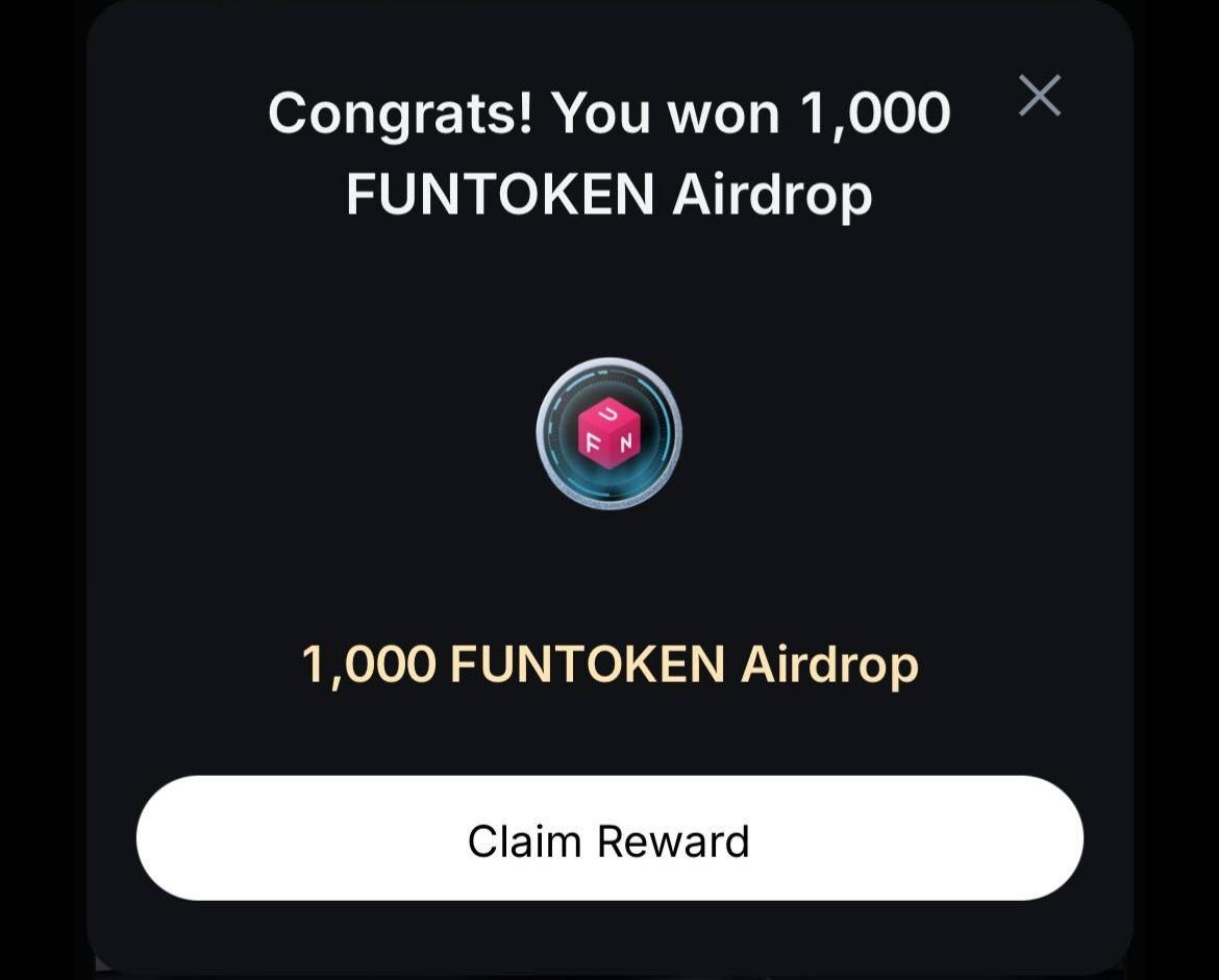 SazzadOnX's tweet photo. 1000 FUNTOKEN Kop 🔥 https://t.co/p4BZmNcqFM
