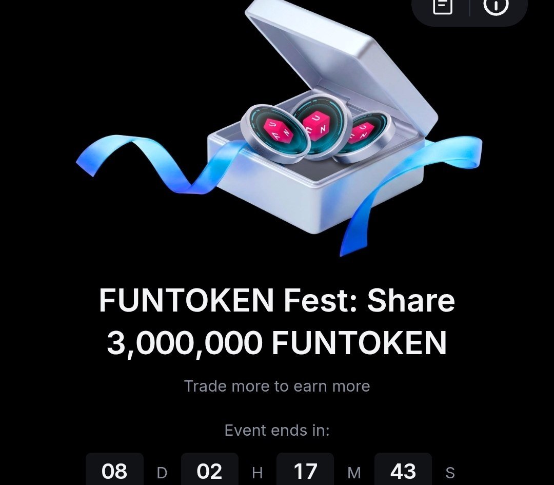 SazzadOnX's tweet photo. 💸MEXC  Funtoken Fest Event 
🔥Reward 0-100$ FunToken 
🎉For Eligible User

▶️Event Link :- 
https://t.co/BGpvXc4XZX

- Register on Event 
- 200$ Spot Trade~ 1 Spin (All User)
- Do Spin &amp; Get Reward Instant 
- Done https://t.co/WBF0QPIyAP