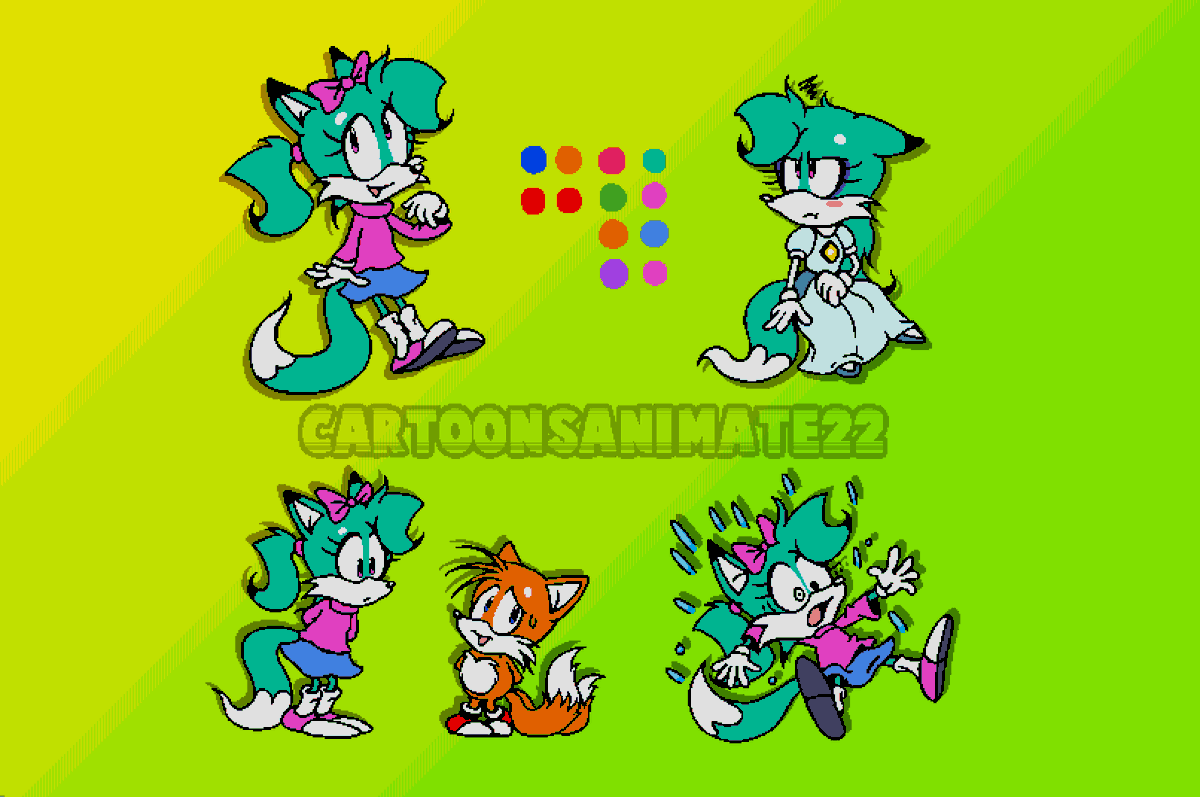 AnimateTwo's tweet photo. Hey remember my Sonic oc Millie, well now she's been redesigned https://t.co/ttFc1QZZFd