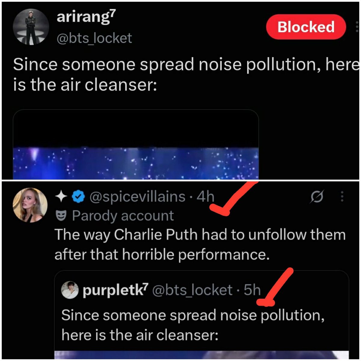BTSPROTECT07's tweet photo. 🚨 @/bts_locket setup acc made by blinks changed his username🚨
‼️We've attached the permanent link of the acc.
Keep reporting.
https://t.co/Mrrcx9OkCi https://t.co/Z8N8jtFpj7