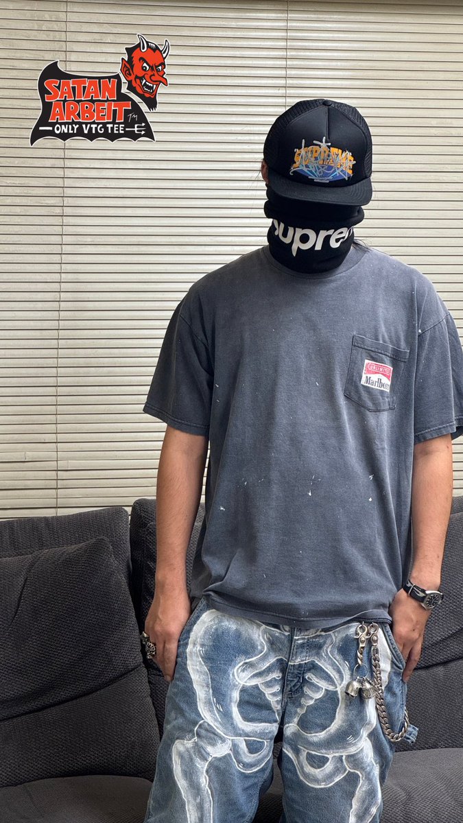 Devilsway_corp's tweet photo. タイの買い付けより戻って参りました
今回の商品はかなりイカついです
ほぼ俺が欲しいです…

来週より新商品のドロップを開始致します

ご参加までにこちらは
Marlboro Unlimited Train VTG Teeです

スペシャルアイテムもご用意しております
楽しみにお待ち下さい
#marlboro
#supreme
#chromehearts https://t.co/MHn7CBlHWg