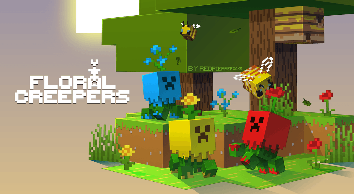 minecraft_fra's tweet photo. Découvrez Floral Creepers, un resource pack qui transforme les Creepers de Minecraft en créatures fleuries.

Leur apparence change selon le biome, avec des variantes inspirées des fleurs locales.

https://t.co/DwDIbJ63wM https://t.co/CZIPJ44NJG