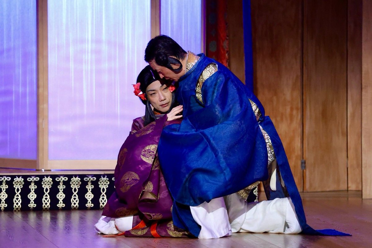 Nohkyo_hiizuru's tweet photo. －能 狂言－『日出処の天子』東京凱旋公演、無事終演いたしました✨
ご観劇いただきました皆様、ありがとうございました🌕🪐

#能狂言日出処の天子 https://t.co/Y9CtukUhcp