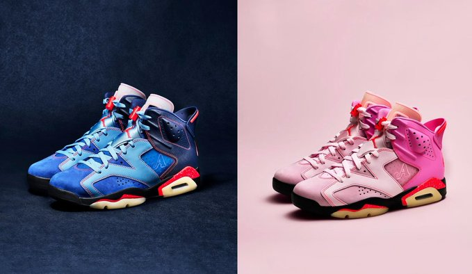 SneakerVisionz's tweet photo. ALMOST LIVE 🚨
Raffles: Awake NY x Air Jordan 6 Retro "Blue" &amp; "Pink"

https://t.co/yJTlbey2st https://t.co/nKSDj1hsFA