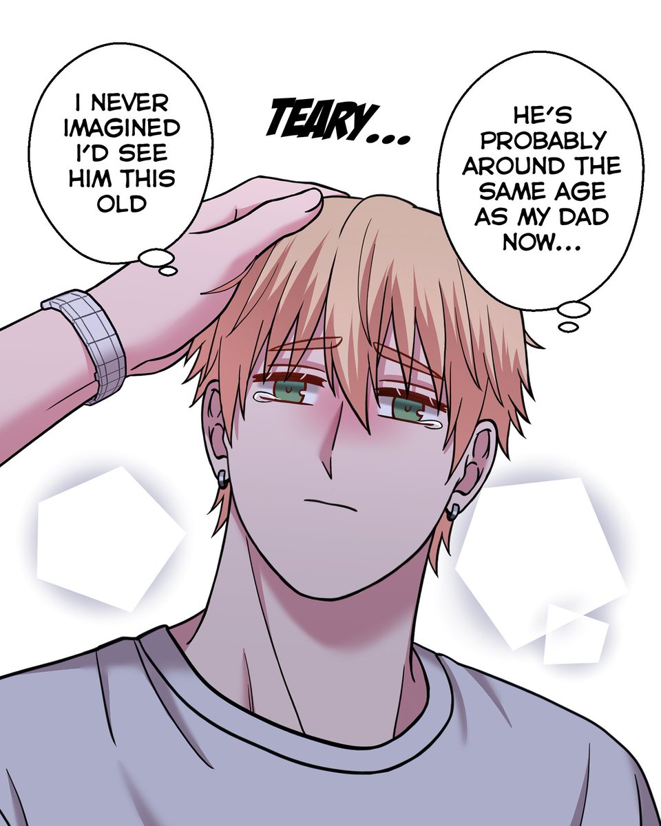 kazumarooo's tweet photo. Meeting their future selves (2)

22 yo Hayato meeting 50 yo Masayuki

 #oc #bl #webtoon https://t.co/785AxA1ViE