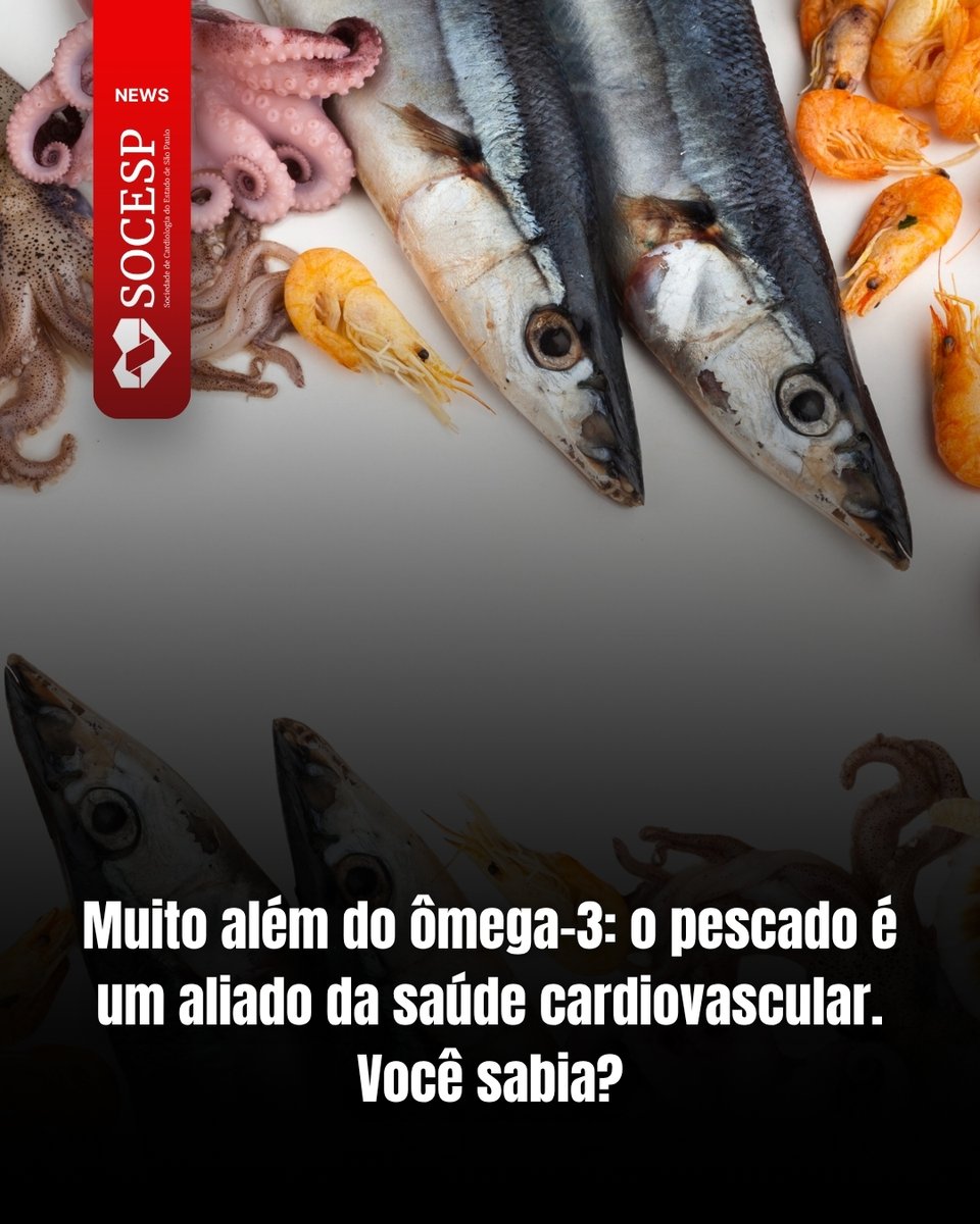 SocCardioESP's tweet photo. Quando pensamos em pescado, é comum associar seus benefícios apenas ao ômega-3. Mas esse grupo de alimentos oferece muito mais.   

Saiba mais em artigo publicado na @vejasaude : https://t.co/GRLRJfM9BK  

#Saúde #Nutrição #Pescado #AlimentaçãoSaudável #Prevenção https://t.co/yR5Su95nLe