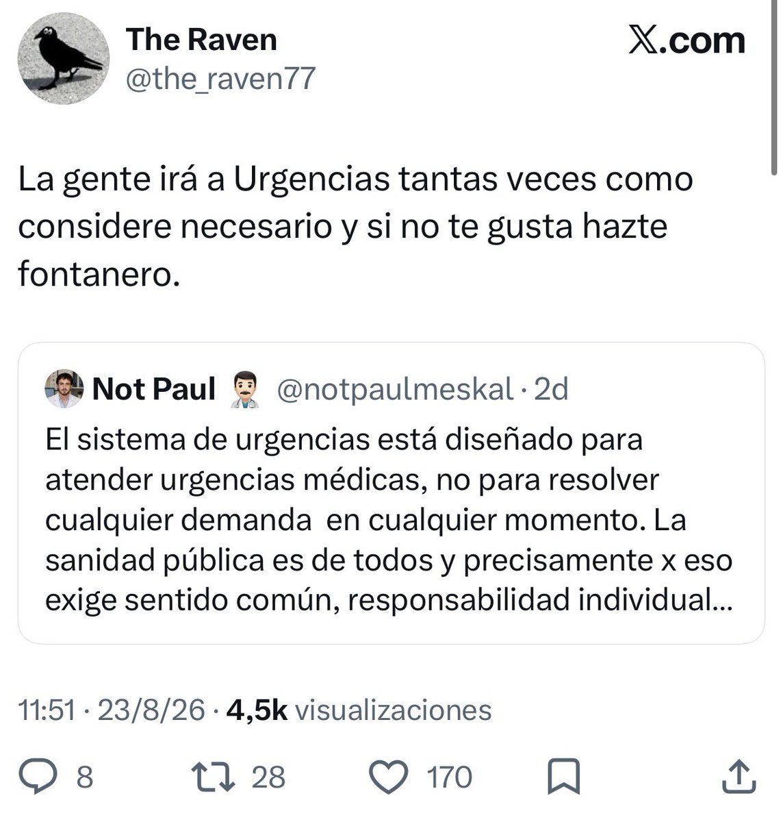 nihlaski's tweet photo. ¿Os imagináis lo que sería decirle a alguien de un servicio de limpieza "la gente tirará al suelo la basura que quiera, y si no te gusta, hazte fontanero"?

Bueno pues este es el nivel de conciencia social que tenemos. https://t.co/52BLFlQJmn
