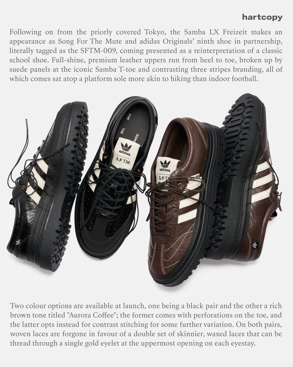 nutdant's tweet photo. GILAA GANTENG BENER.. Adidas samba x SFTM ini cakep banget plis https://t.co/pHRfnZ83Z7