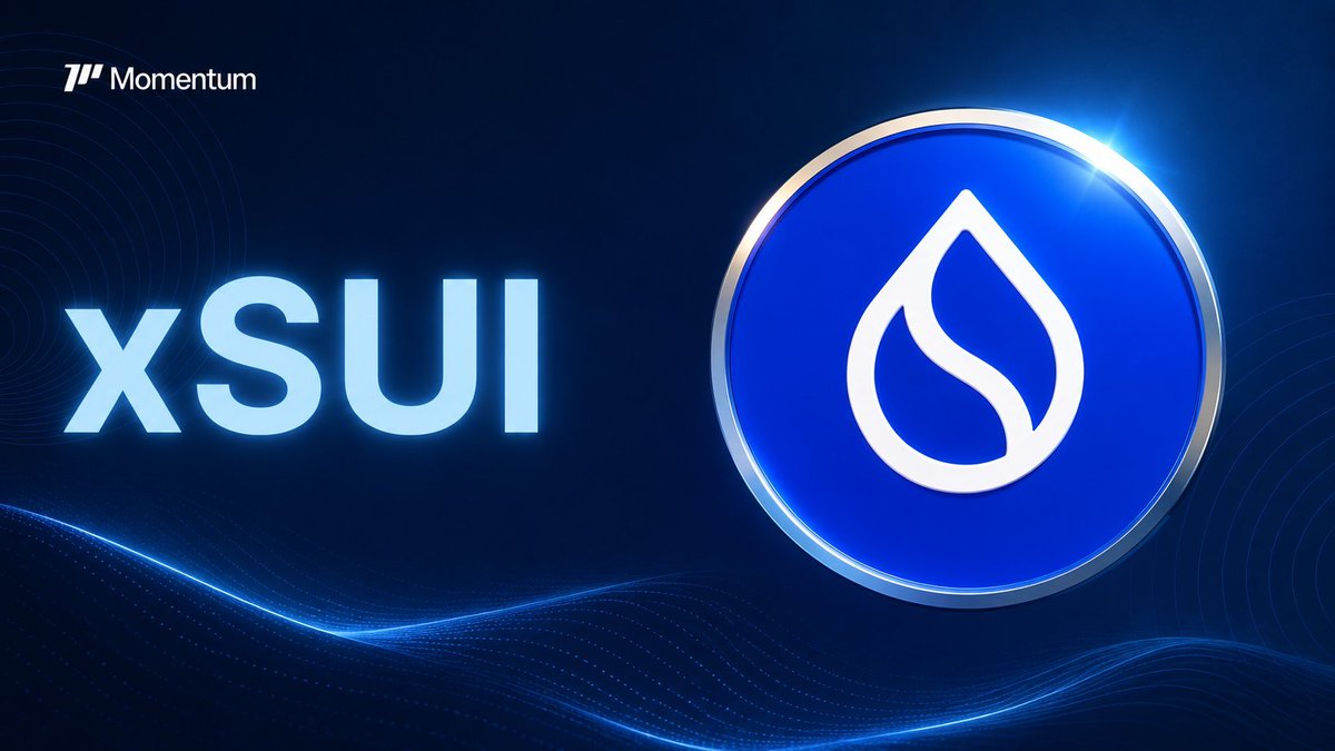 MMTFinance's tweet photo. Staked $SUI shouldn't sit frozen.

xSUI earns yield while staying fully usable across DeFi.

Staked and liquid at the same time. https://t.co/oQTvgTEpPs