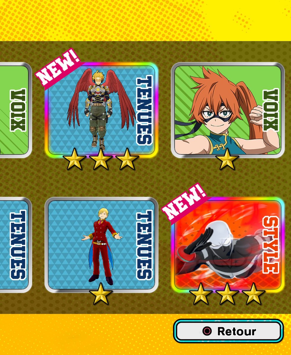 Toykei_99's tweet photo. J'ai fait que 10 vœux dans l'espoir d'avoir la tenue de Hawks, mais merci @MyHeroUR 🙏 https://t.co/hthCz4HjUh
