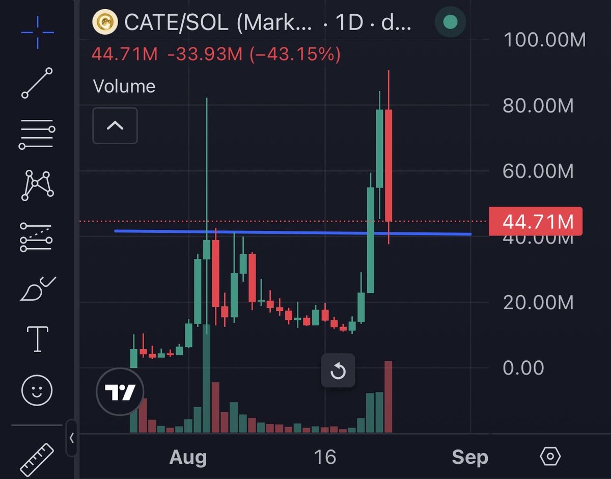 OnlyLJC's tweet photo. People calling this chart a rug because let me check notes

 *we at prices not seen since 24 hours ago? 

While bunch of top holders and giga tracked wallets like Frank sold multi 6 figs into the sell cascade? 

Pump didn’t hardshill a ticker since troll btw

But whatever https://t.co/n0wRc5IwVG