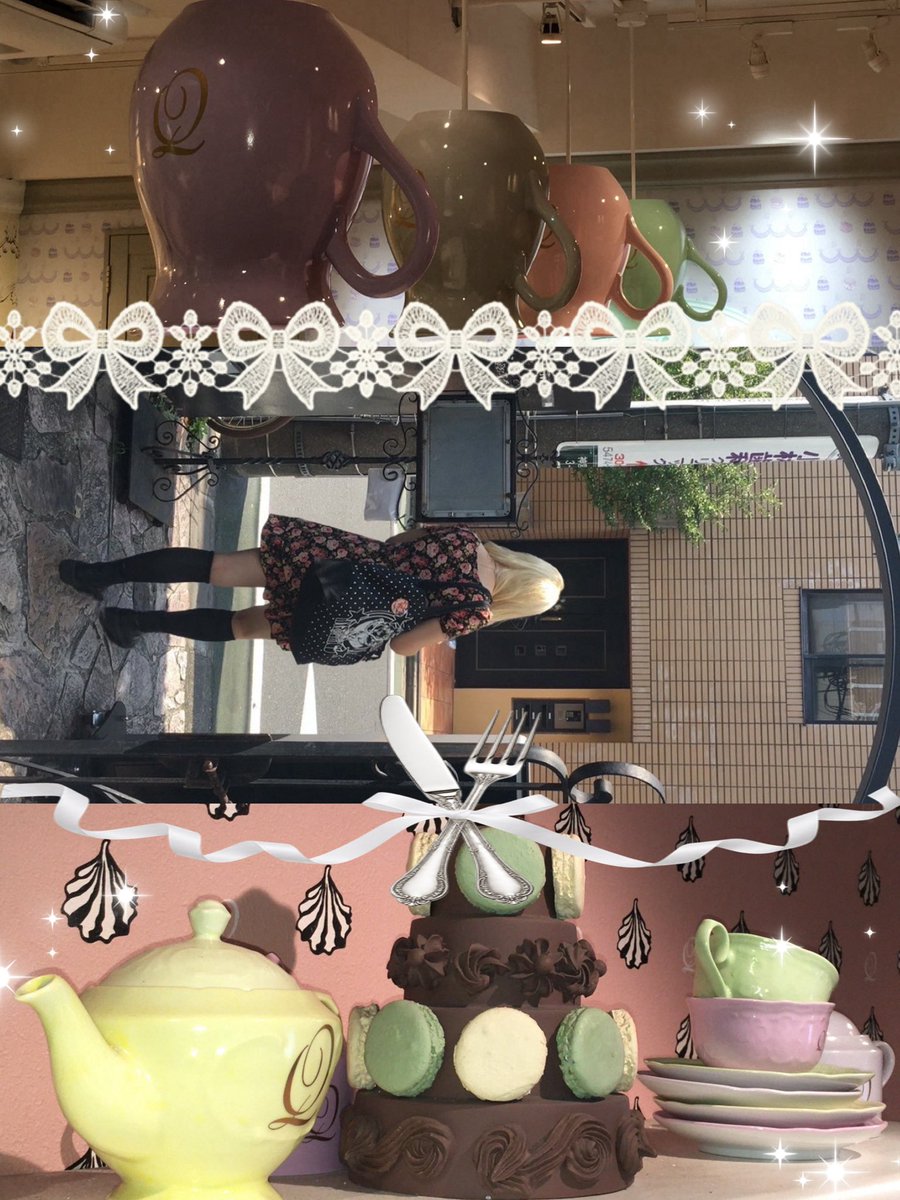_yeonyangi's tweet photo. お菓子の家みたいなカフェ🍫👜🫖🧑🏻‍🍳❤️ https://t.co/N0AbZfMzMR