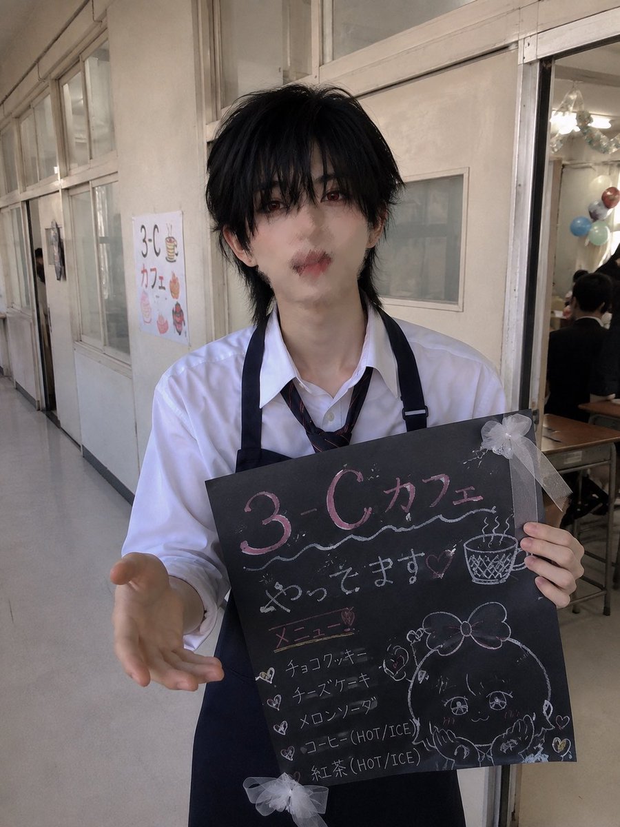 ne1_ot's tweet photo. 画像見れてなかったぽいので再投稿です、見れてたらごめんなさい。
中学の文化祭の桃矢です。 https://t.co/IQtnsoL1pn