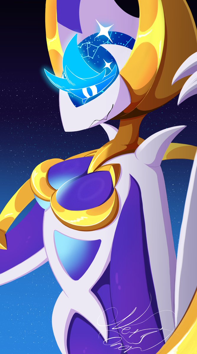 Nerionor's tweet photo. Testing out my new tablet with this piece ^^

Lunala 💙 https://t.co/yPLWqIN72Z