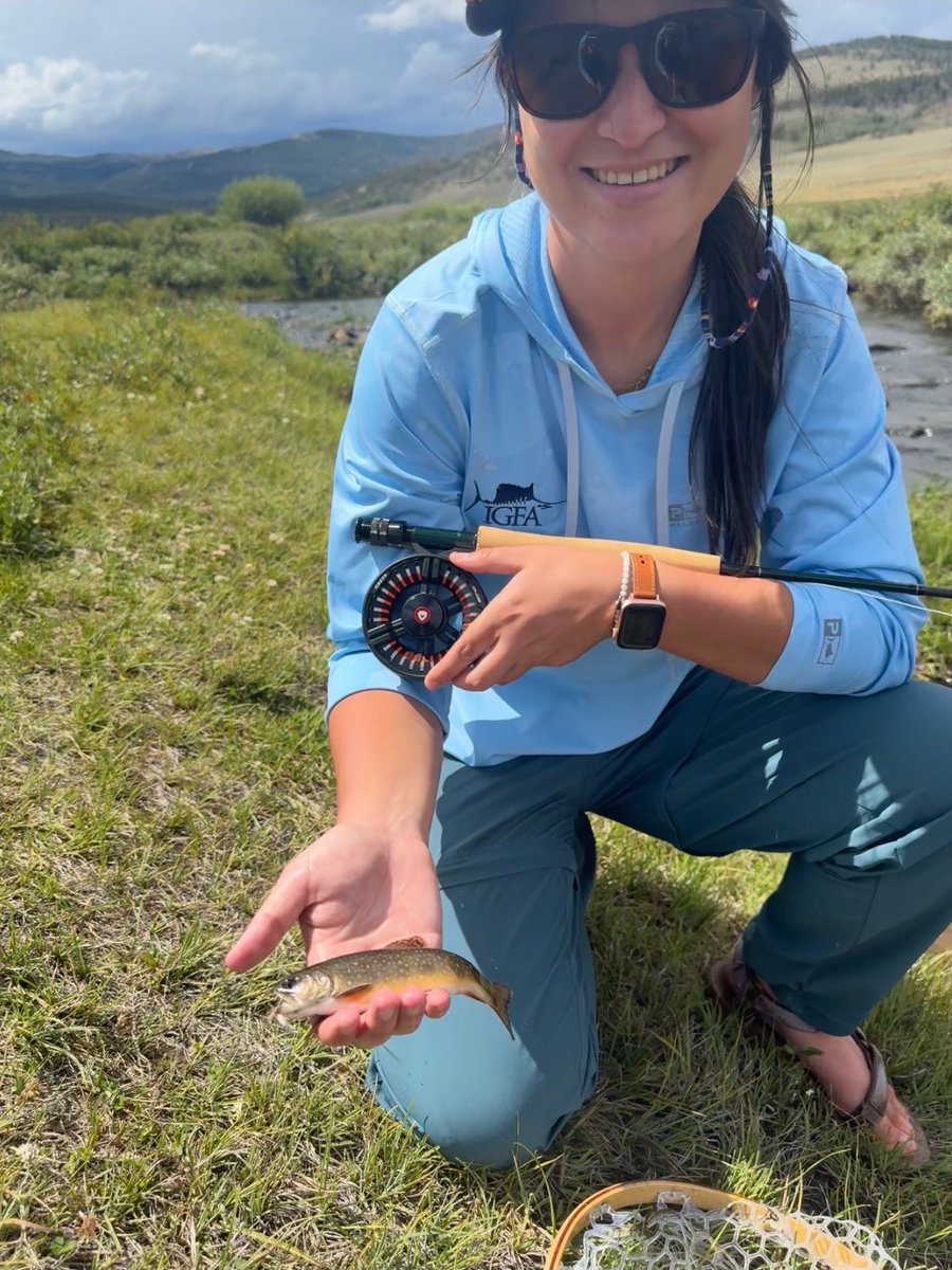 TheIGFA's tweet photo. Meet the IGFA Team 🙌🏼! Over the next few months, we would like to shine a spotlight on the great people who make up the IGFA. Today, we are excited to introduce Alexis D'Azevedo. Alexis grew up in Homestead, Florida, where she developed an early love for the outdoors while fishing the waters surrounding the Florida Keys. She went on to earn a bachelor’s degree in multimedia studies with a minor in Photography from Florida Atlantic University. During her time at FAU, Alexis expanded her creative focus into sports photography as a field photographer for the athletics department.

1.📁 Title: Online Education Specialist 
2.⏱ Time with IGFA: 10 months 
3.🐟 Favorite Fish: Tarpon
4.🏆 Most memorable catch: Catching her first fish on fly, a brook trout
5.✅ Hobbies: Being outdoors, rock climbing, fishing, photography