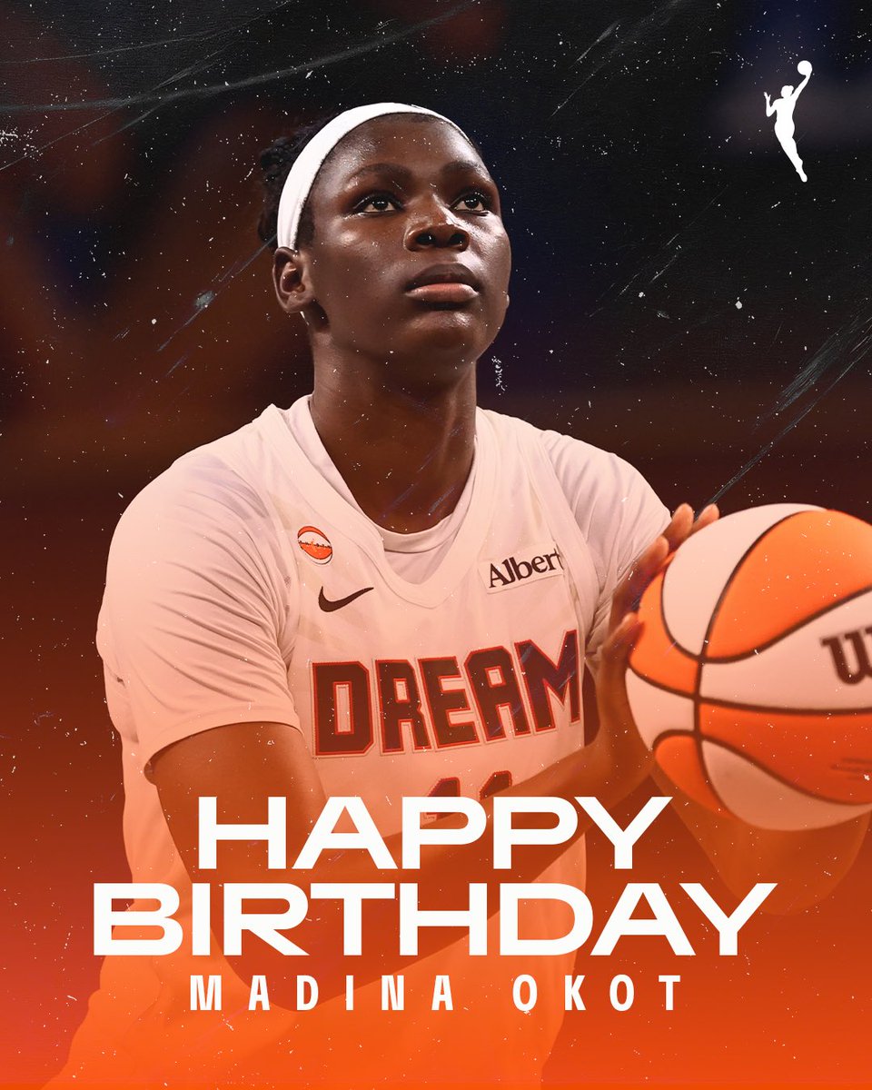 WNBA's tweet photo. Join us in wishing Happy Birthday to Madina Okot 🎉

#WNBABday https://t.co/Ex5dhuD4AS