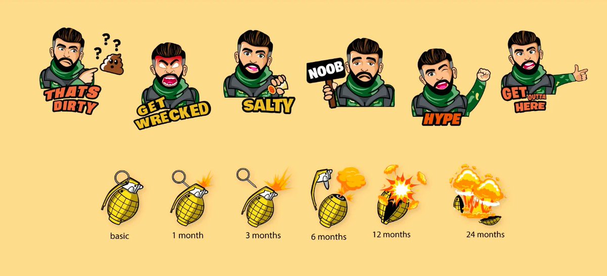 ExcinusDesigns's tweet photo. A lot of little details went into these emotes, and my client noticed every one of them. 💫

HMU If anyone need/looking for someone Graphic designer, GFX artist, who do/make Logo, Banner, Thumbnail, Emotes, Sub badges, Overlay, Kick/Twitch packages, Stream Revamp/Branding, Illustration, Pixel art, 2D/3D Animation with UNLIMITED REVISIONS!🤍❤️🖤