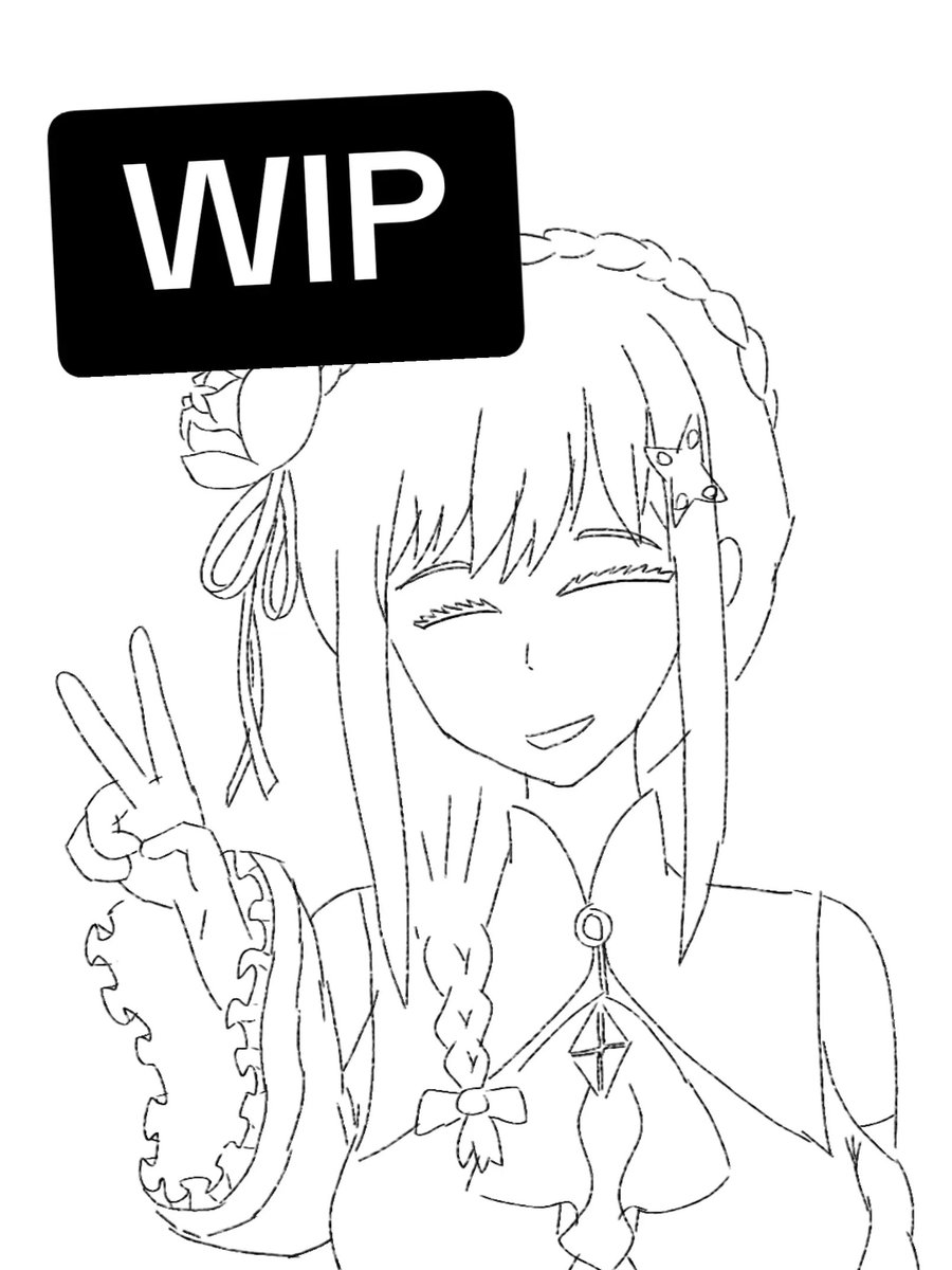 StudioDMM786's tweet photo. Started on a drawing of Lucille as Emilia, specifically when she was undergoing the trails in Season 2. I also added Lucille's iconic side ponytail. Let me know what you think + any characters you'd like to see + look forward to the final version 

#emilia #rezero #animeart #wipart