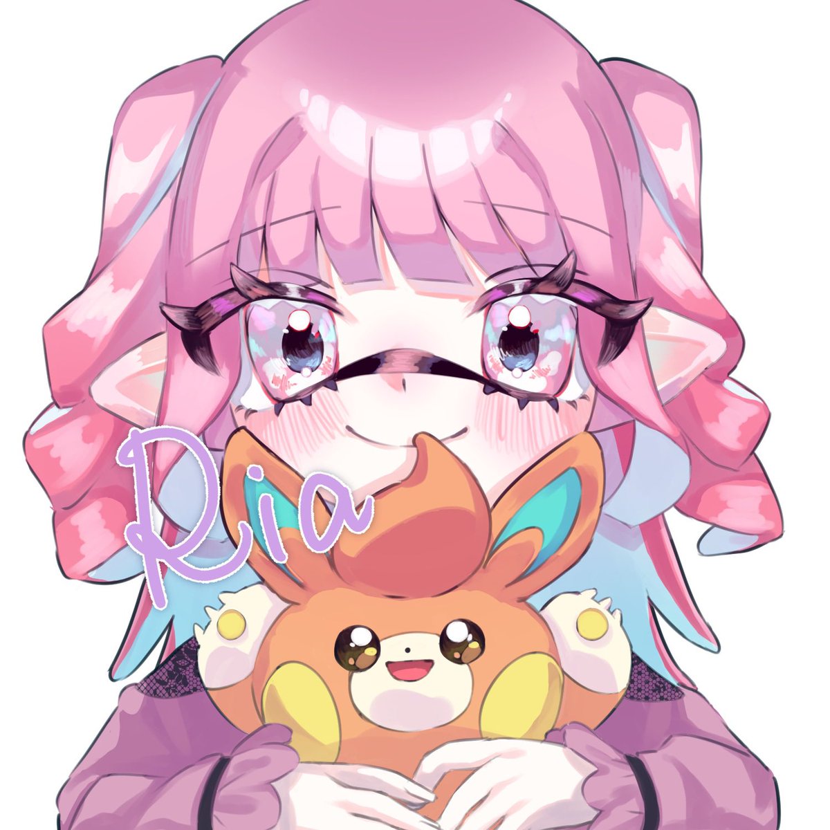 liatarou_'s tweet photo. @rfxnqir0 F外から失礼します！絵が綺麗すぎてフォローさせて頂きました
OCですが宜しければお願いします。
ピンクの方が自分のOCです。
ピンクのゲソと紫目、前髪、触覚あたりが同じだったら嬉しいです！ https://t.co/HaV9bGI1aT