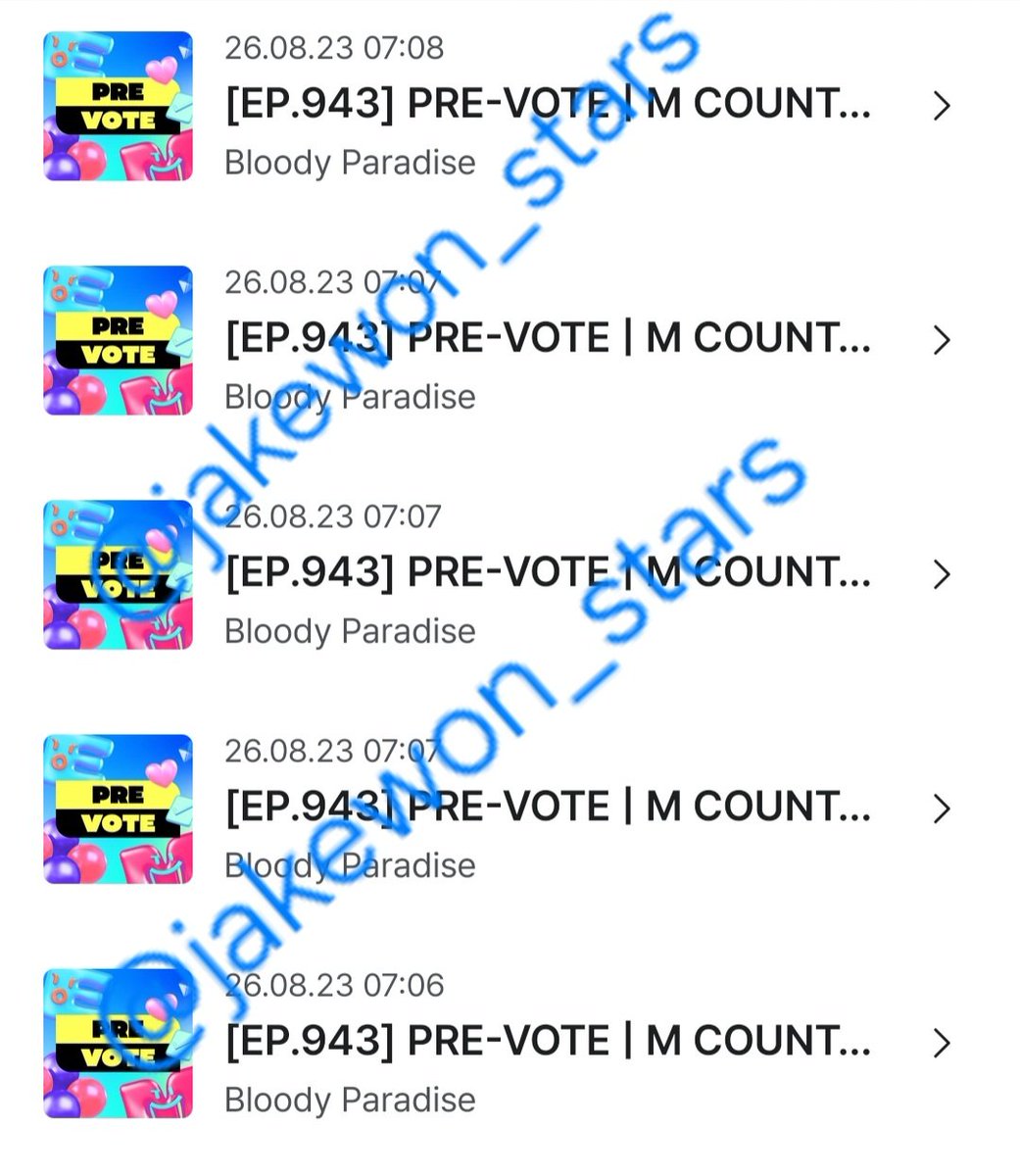 jakewon_stars's tweet photo. 🔔 — ¡ENGENE, NO SE OLVIDEN DE VOTAR EN LA PRE-VOTACIÓN EN M COUNTDOWN POR "BLOODY PARADISE"!

- 5 votos diarios por cuenta en la app de Mnet Plus+
* la votación cierra el martes

🖇: https://t.co/QXMkS6oZIp

#ENHYPEN #THE_SIN_BLISS #BloodyParadise https://t.co/9wUERBAOzy