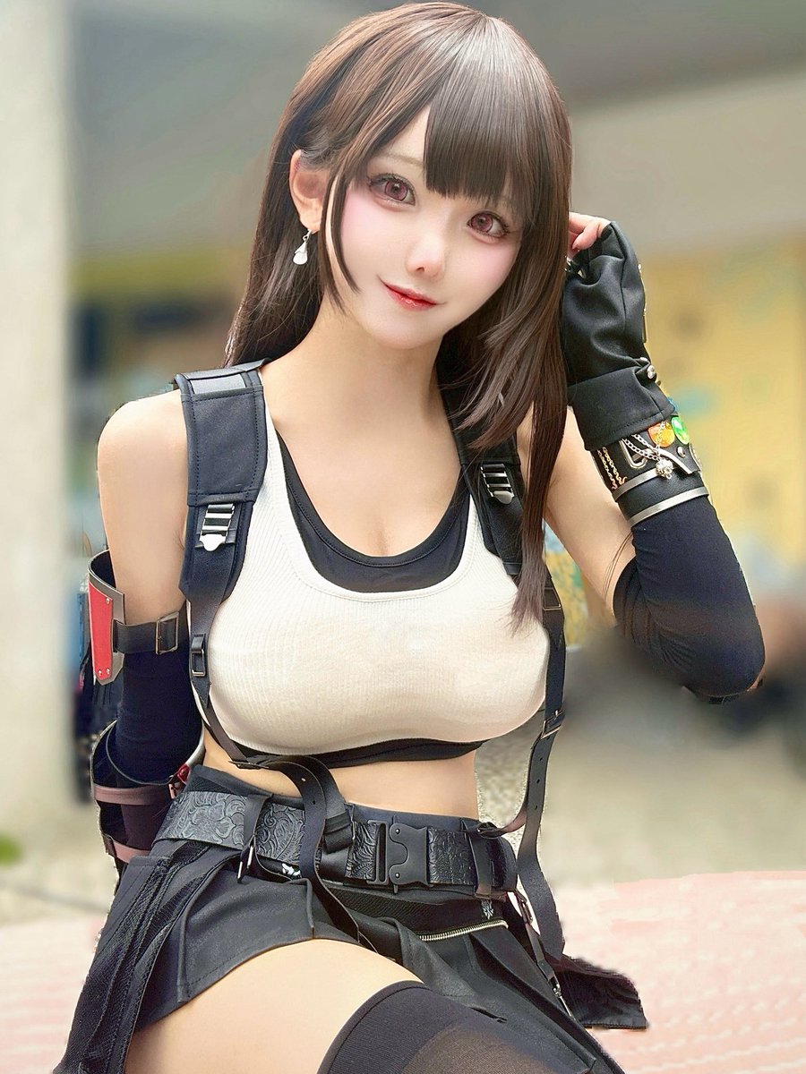 rin_risu2's tweet photo. ティファでした！
#FF47 https://t.co/buRxetWf0B