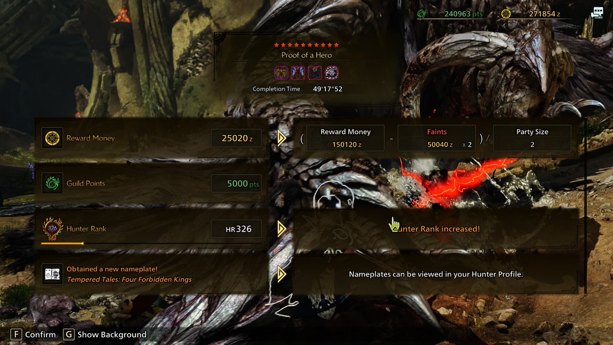 Titenic_Cat's tweet photo. Proof of a Hero has finally been cleared!!!!! It took so many attempts...!!!! https://t.co/WYMp1GdecV