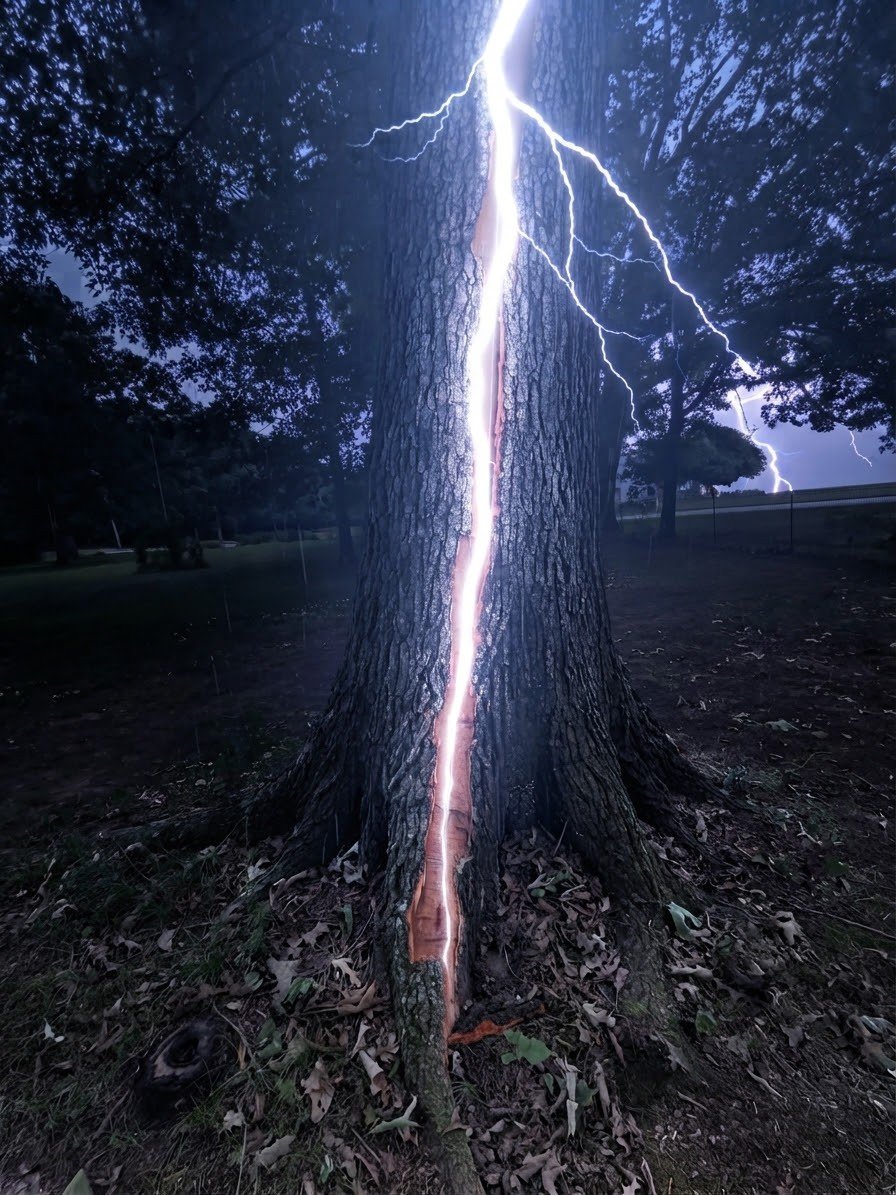 MissCarey4life's tweet photo. We have a hurt tree and a broken window from flying bark off the tree. We are in North Alabama @spann
#StormHour
#StormChasing
#StormDamage
#StormSpotters
#NWS
#alwx
#weather
#ExtremeWeather https://t.co/dvBN1OLTOv