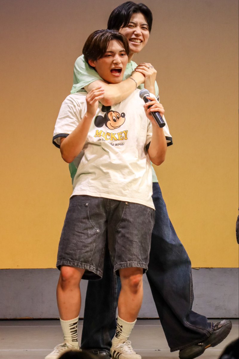 dtc_0201's tweet photo. 2026.08.23 3部
ルール聞いた時どういう感じになるんだろ！？って思ってたけどめちゃくちゃおもしろかった🤣
脳汁ドバー！！な前野さん、見たことない動きしてて面白かったww
終始なおくんがすごすぎた！！
#日曜日のジャッカル https://t.co/adBFA3PEYO