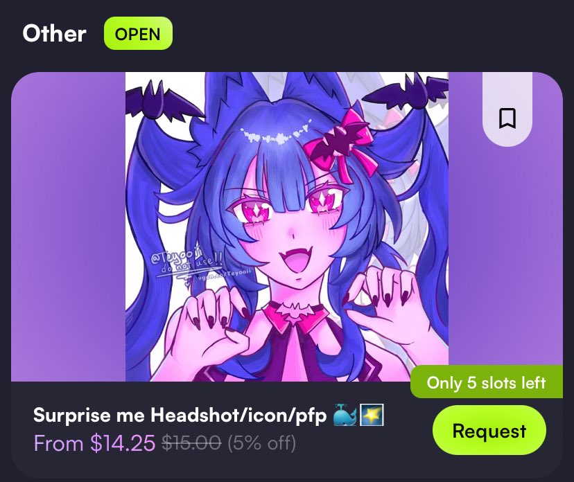 Teyooii's tweet photo. My commission is open for Headshot surprise me Skeb discount for 5%!! 
Help me gets verified in Vgen 😌🫶🏻 

Order here: https://t.co/F7wPkB7GhY
.
.
#VgenComm #commissionopen https://t.co/kkiu1wHPKD