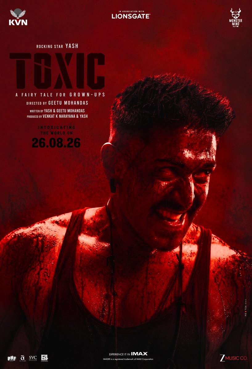 PostermanOffl's tweet photo. The InTOXICation Level Loaded ☠️

Enter The World Of Ticket ❌ Raya
#Toxic : A Fairy Tale for Grown-Ups 

#ToxicTheMovie
In Cinemas August 26th Worldwide 

#Yash #GeethuMohandas
 #ToxicOn26thAug https://t.co/oEuUuvzdwG