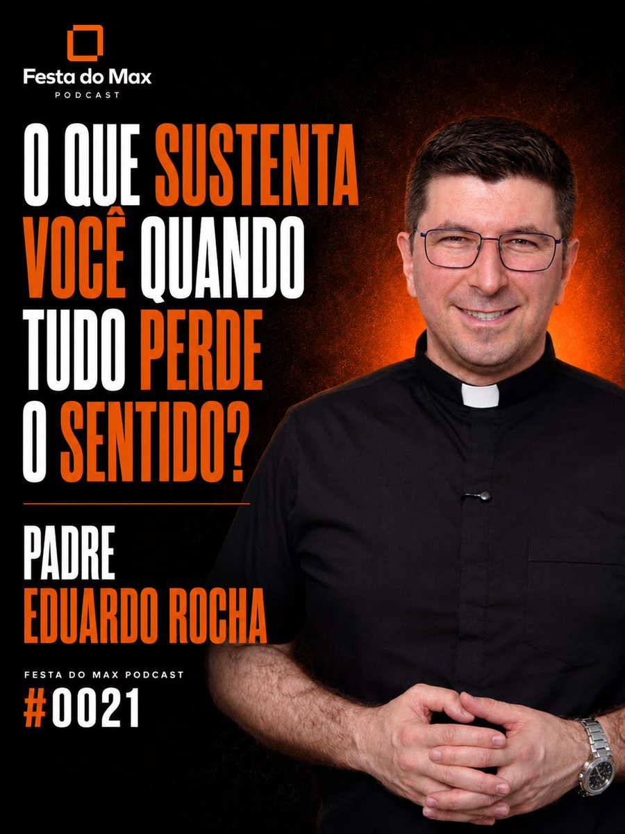 festadomax's tweet photo. O que sustenta você quando tudo perde o sentido?

Nesta conversa profunda e sincera, Padre Eduardo Rocha fala sobre o poder da fé, vocação, celibato, Logoterapia, prosperidade, perseguição aos cristãos e os desafios da Igreja no mundo atual.

Links YouTube e Spotify na bio. https://t.co/M28EJPFcqZ