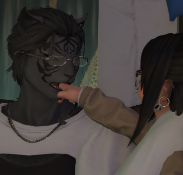 FF14_Las's tweet photo. 로스갈 입에 손넣는 감쟈 https://t.co/IY23SnBXul