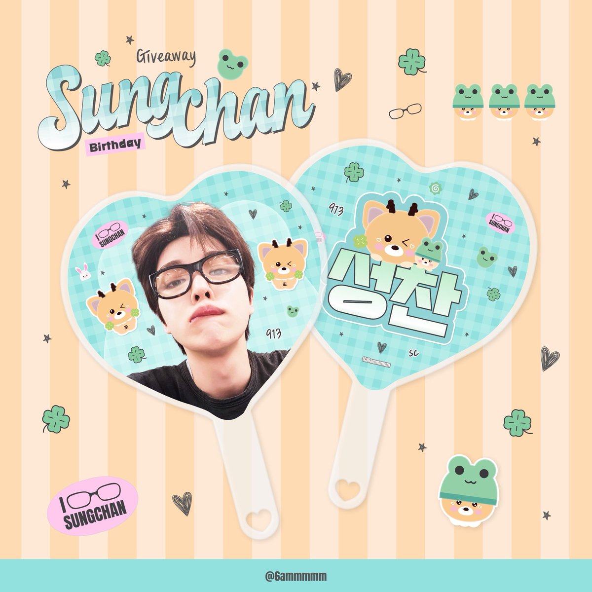 6ammmmm's tweet photo. ۶ৎ 𝒦indly rt ⋆⭒˚.⋆

Giveaway for Sungchan Birthday 
ꕤ Mini Uchiwa Fan
♡ 15 ea

📍: #AnotherYearWithSUNGCHAN 
📅 : 13 Sep
time : tba

⭑.ᐟ  rt , show this tweet

[ exchange pls dm ⊹₊⟡⋆ ]

#HAPPYSUNGCHANDAY 
#성찬 #SUNGCHAN https://t.co/HUDrKLzpyQ