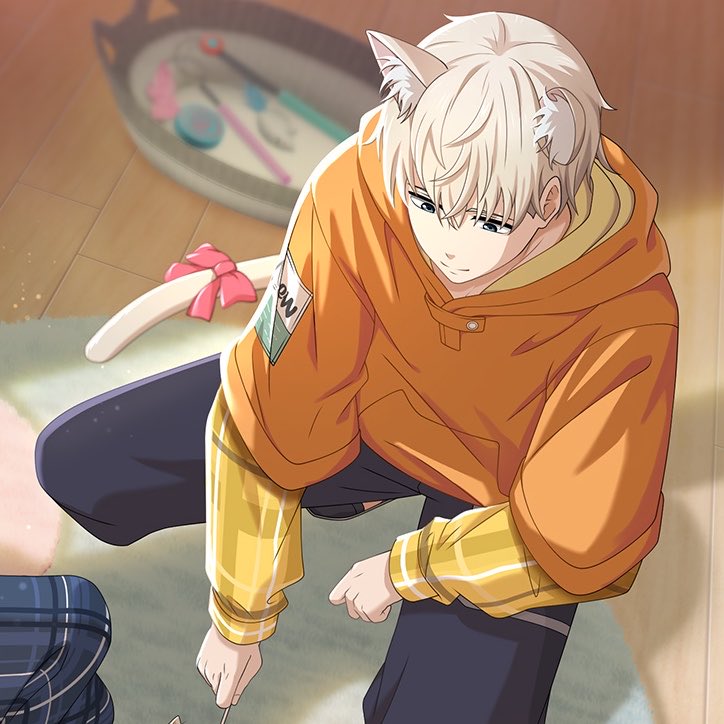 antariksach's tweet photo. I’m still processing Kaji’s pink bow 😭 How tf anyone ever manage to put that on such a grumpy cat …… https://t.co/Ns2jjbTZ8h