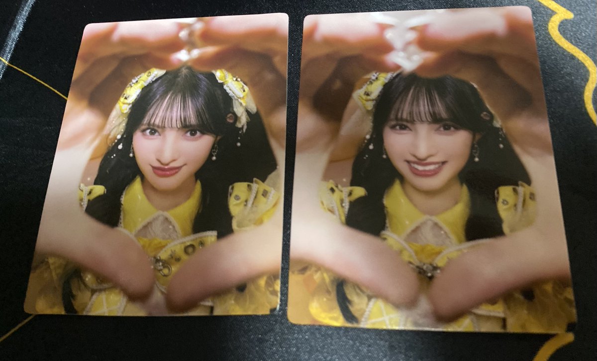 Chika_rin21's tweet photo. 同じカードかとよく見たら
笑顔なしと笑顔ありver.があって
一人で驚いた笑笑
ん〜〜！可愛い🥺💛
#菅田愛貴 #あきちゃん #超とき宣 https://t.co/jrfidW1H4v