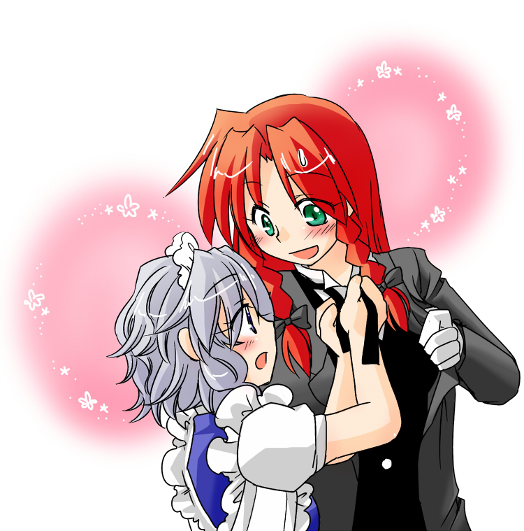 MaidFanDaily's tweet photo. Sakuya izayoi and Hong Meiling
Artist: sakura (doors) https://t.co/m64XrOyjuA