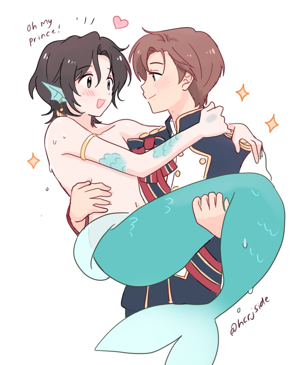 hcrjside's tweet photo. 동런 little mermaid x prince au https://t.co/cJyrqOm1Zo