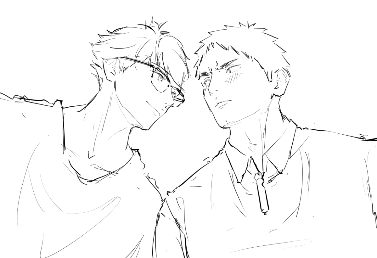 blg__dg's tweet photo. oikawa only need to wear his glasses to flirt with iwa, he'd fold immediately https://t.co/AZM2YL3V6w