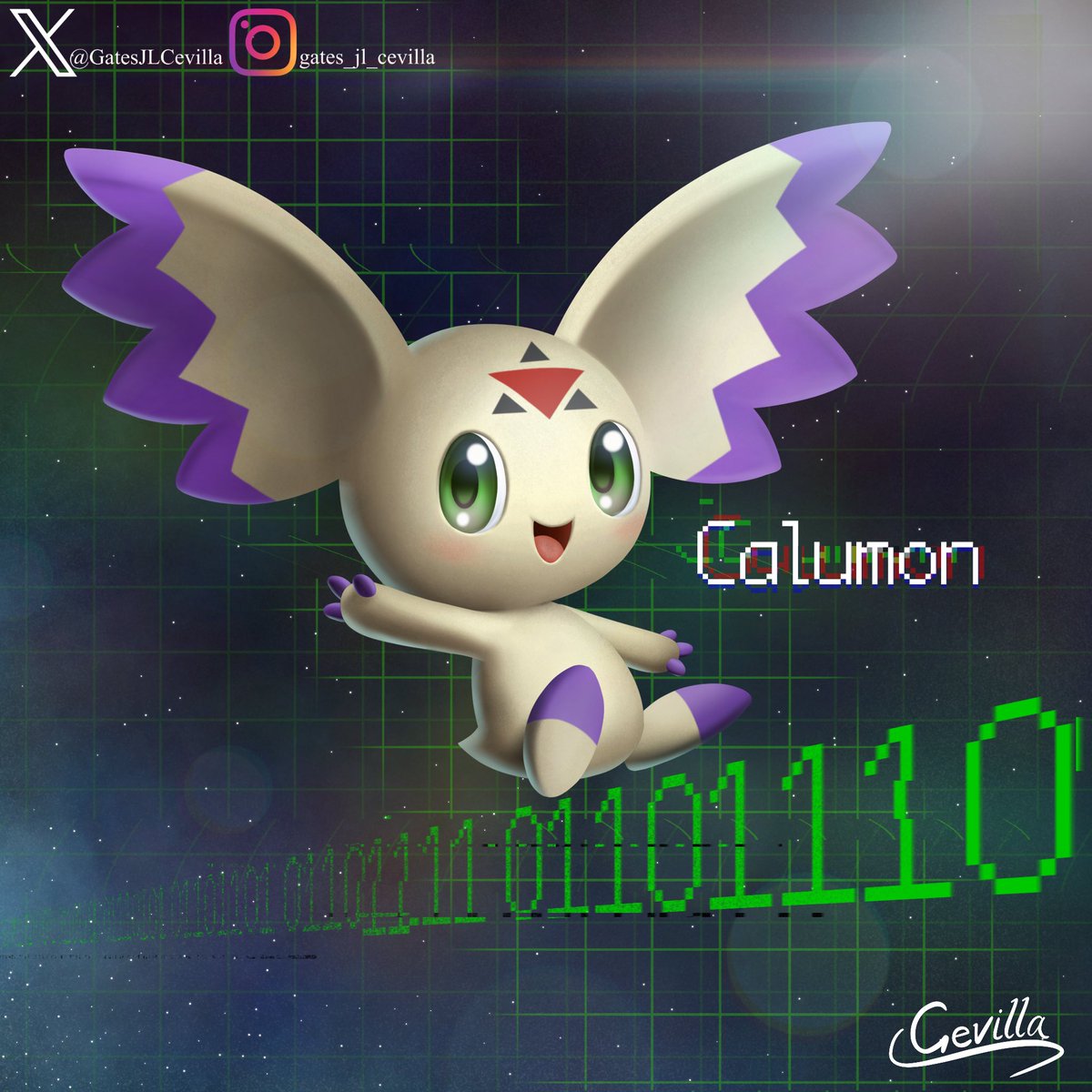 GatesJLCevilla's tweet photo. Es un #dibujo viejito de por allá del 2023 de un #Calumon de #Digimon. No recuerdo haberlo publicado antes, así que... heme aquí. https://t.co/aL1TrLXmCQ