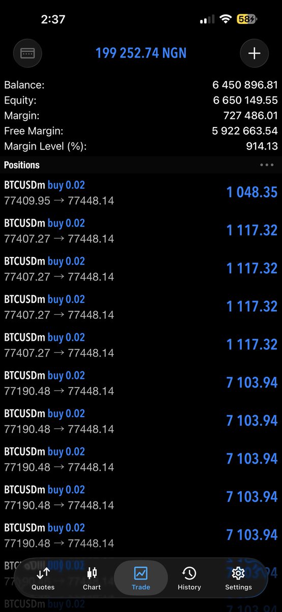 That1FxTrader's tweet photo. Took a bitcoin:native trade for the weekend 👀 https://t.co/X61r1L386g