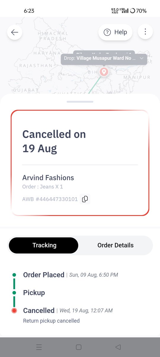 Er_Sumit_Kumar's tweet photo. @delhivery @uspoloassn as no one available on resident.
This is totally culmination of recklessness. 
@GoI_MeitY @PMOIndia @officecmbihar Kindly take appropriate actions so that @delhivery doesn't commit such  fraud against anyone again.
Thanks.
AWB No- 446447690376
4/4 https://t.co/qYxZ0q0mT9