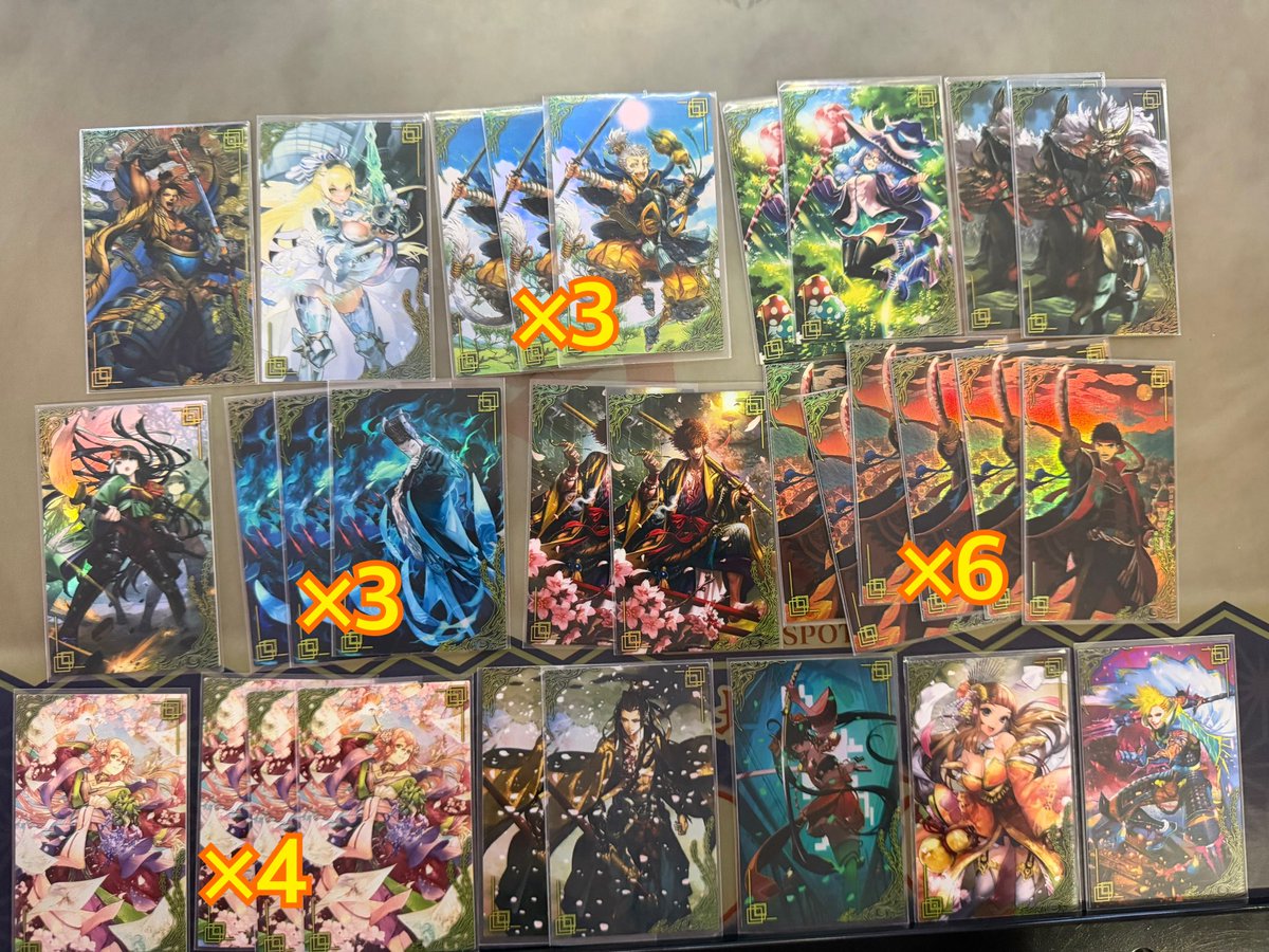 higedaruma29's tweet photo. 来週のしょうねんイベントに持って行く予定の絆在庫

良かったらリンク先の所持絆リスト以外からトレードお願いしたい所存！🙏

#絆トレード
#しょうねんイベント
https://t.co/z5HLwWrEeU https://t.co/HCBWw70Dz8