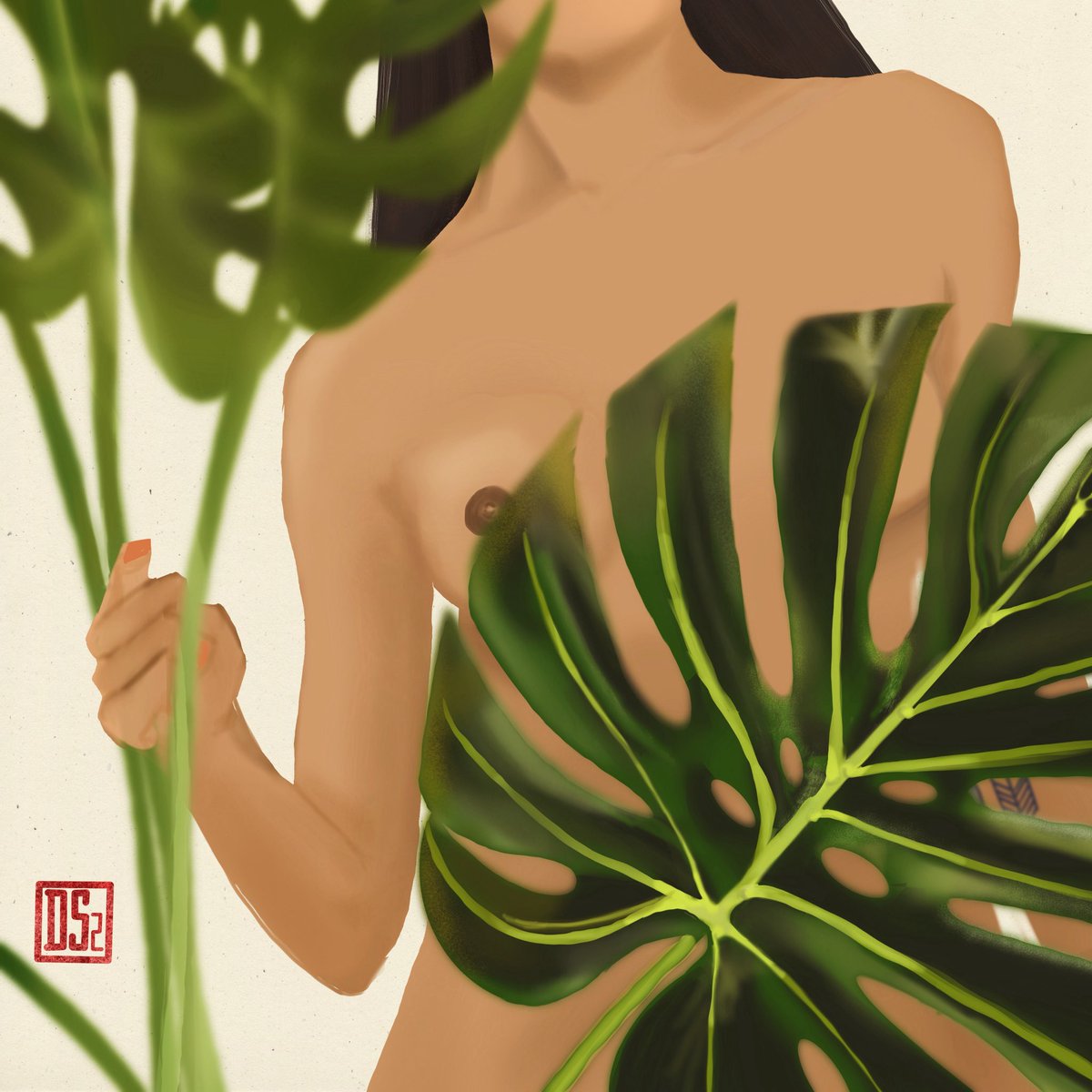 dsdrawing2's tweet photo. Monstera plant https://t.co/Kw5fSDxRnV
