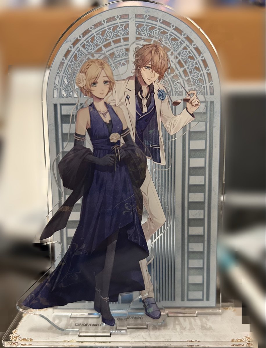 komaikikiamok's tweet photo. リーメイのアクスタ、ニコリリがキービジュ再現できてめちゃ良い https://t.co/744iLVbEke