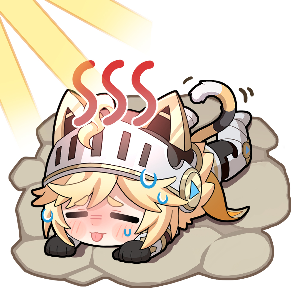 freezunndamonn's tweet photo. 熱中症キャッティ　#星の翼 https://t.co/FVpU8AK9ZY