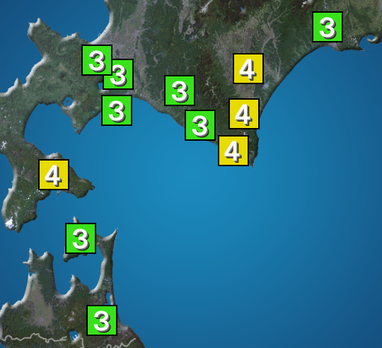 wni_jp's tweet photo. 【地震情報】
8月23日 22:45 震度4
【道南】渡島地方東部　日高地方東部【道東】十勝地方中部　十勝地方南部
▶生放送で解説中 
https://t.co/rPowGujwJn

https://t.co/ng8ZfwVU1m https://t.co/mjG0Zp7YzJ
