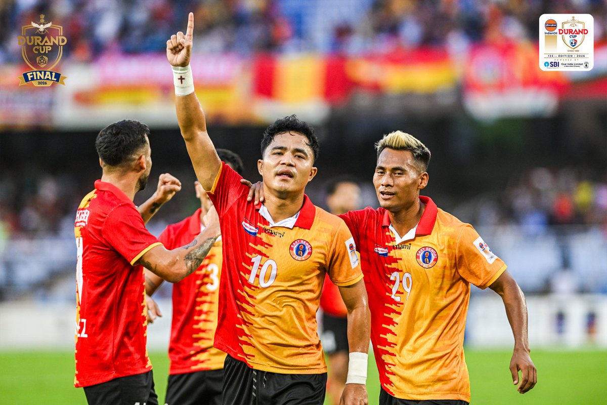 MarcusMergulhao's tweet photo. Congratulations to East Bengal on a fantastic Durand Cup triumph. A comprehensive win in the Derby.

Well done, Edmund. What a performance, that too on such a big stage.

#IndianFootball https://t.co/fQFGGoxI9k