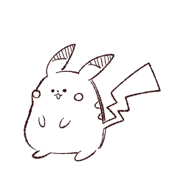 TNHRhow's tweet photo. わたしが何も見ないで描くピカチュウほんとにかわいい https://t.co/4q3OEgye82