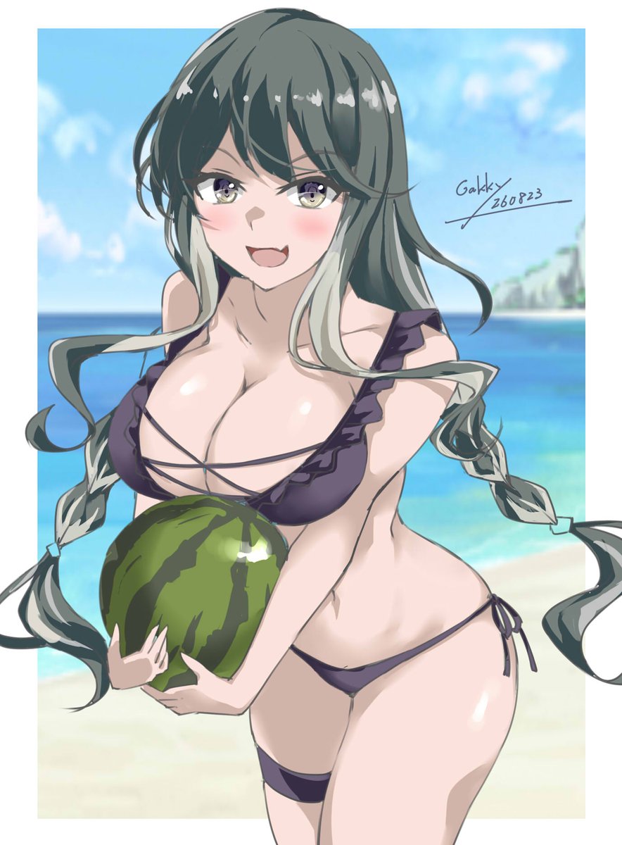 GAKKY10227316's tweet photo. #艦これ版真剣お絵描き60分一本勝負_20260823
#艦これ版深夜の真剣お絵描き60分一本勝負
長波サマー https://t.co/GdrYfsHJ2A